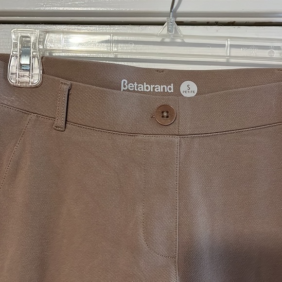 Betabrand Khaki Twill Boot Cut pants - Picture 5 of 5